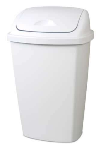 Witt 13 Gallon Swing Top Waste Watcher - White