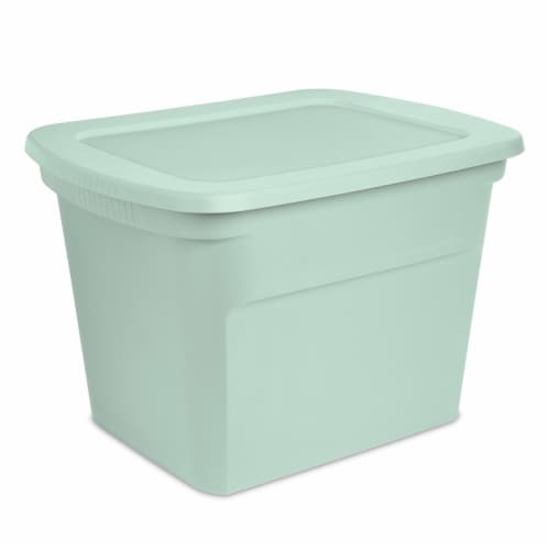Sterilite® Tote- Mindful Mint Perspective: front