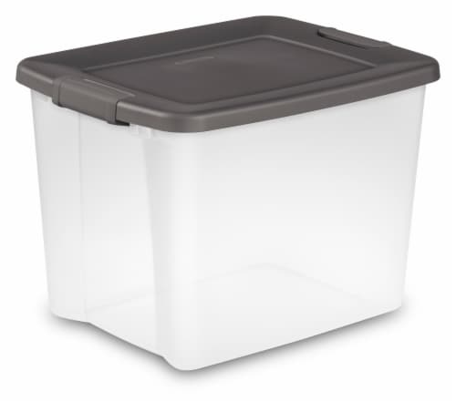 Sterilite Storage Box with Lid - White/Clear, 16 qt - City Market