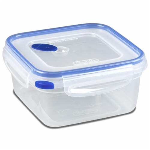 Sterilite Square Ultra-Seal Food Storage Container - Blue Perspective: front