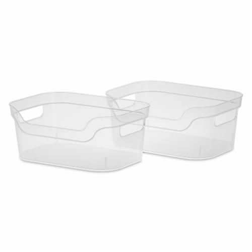 Sterilite Storage Bin with Carry Through Handles - Clear, 1 ct