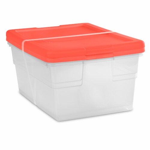 Sterilite Storage Boxes - 2 Pack - Pale Dogwood Perspective: front