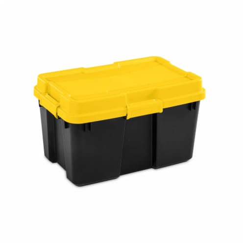 Sterilite 30 Gal Gasket Tote Heavy Duty Stackable Storage Bin with Lid, 3  Pack, 1 Piece - Kroger