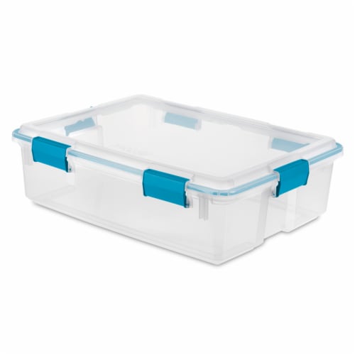 Sterilite Storage Box - Marine Blue/Clear, 1 Piece - Fry's Food Stores