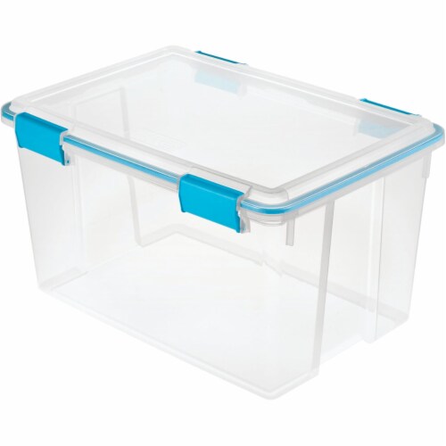 Rubbermaid Roughneck Storage Box with Lid - Indigo, 1 - Harris Teeter