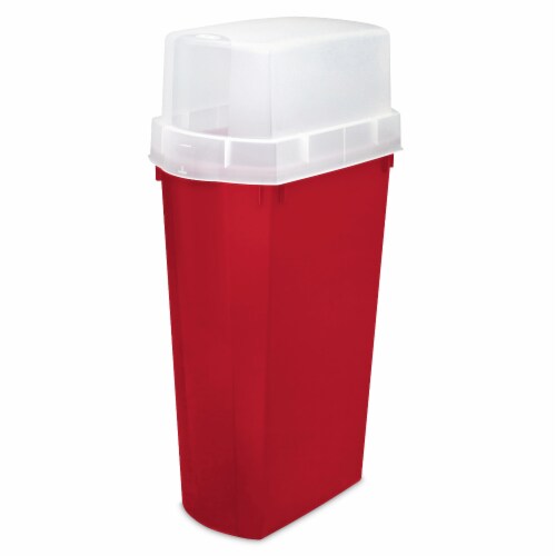 Sterilite Holiday Gift Wrap Storage Box - Rocket Red Perspective: front