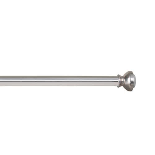 Luminex Aluminum Cinch Tension Rod - Silver Perspective: front