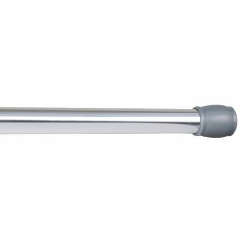 Maytex Mills Luminex Tension Shower Curtain Rod - Silver Perspective: front