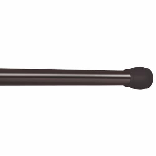 Maytex Mills Luminex Aluminum Tension Shower Curtain Rod - Oil Rubbed Bronze Perspective: front