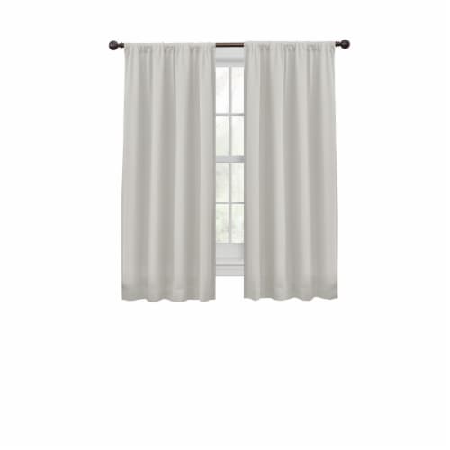 Maytex Jamie Smart Curtain Panel - Linen Perspective: front