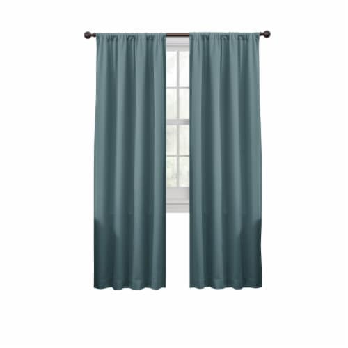 Maytex Jamie Smart Curtains Ultimate Light Blocker - Teal Perspective: front