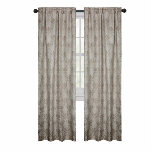 Maytex Mills Selene Wraparound Curtain - Tan Perspective: front