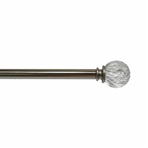 Maytex Mills Decorative Rod with Acrylic Ball Perspective: front