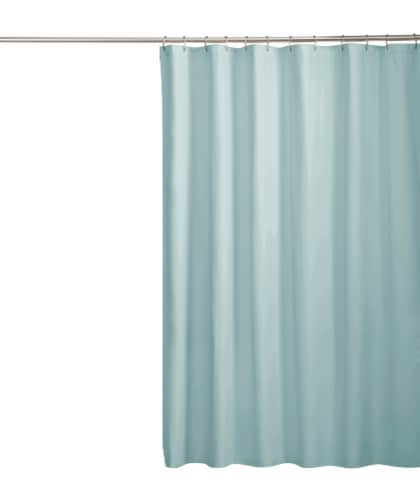 Maytex Mills Vaughn Shower Curtain - Aqua Perspective: front