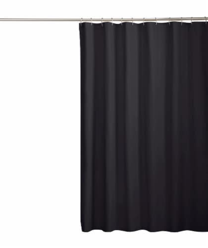 Maytex Mills Vaughn Shower Curtain - Black Perspective: front