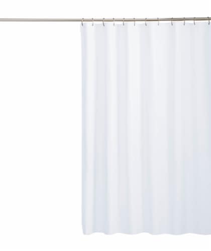 Maytex Mills Vaughn Shower Curtain - White Perspective: front