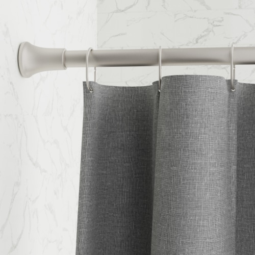 Maytex Mills Zenna Home Taper Rod - Brushed Nickel Perspective: front