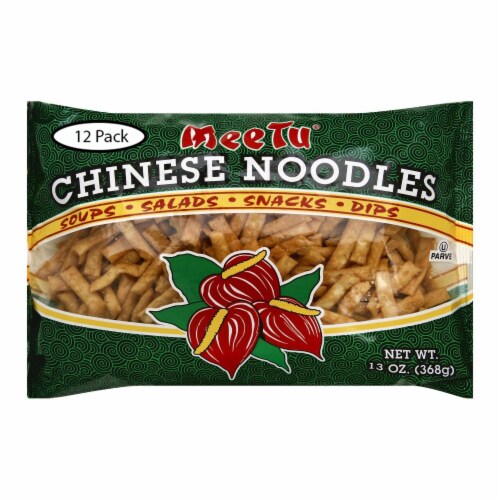 Mee Tu Chinese Noodles Pasta - Case of 12 - 13 oz. Perspective: front