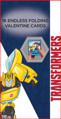 Paper Magic Hasbro Transformers Valentines Perspective: front