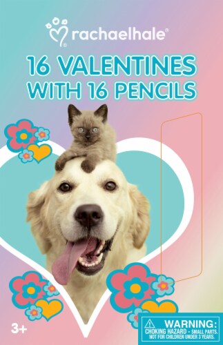 Paper Magic Rachael Hale® Valentines with Pencils Perspective: front