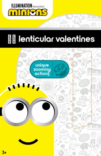 Paper Magic Group® Minions Lenticular Valentine Cards Perspective: front