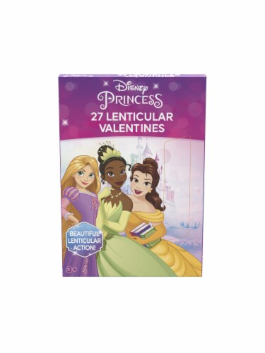 Paper Magic Valentine's Exchange Cards Disney Princess Lenticular Perspective: front