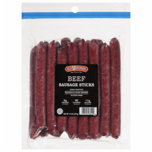 Old Wisconsin® Beef Sausage Sticks Perspective: front