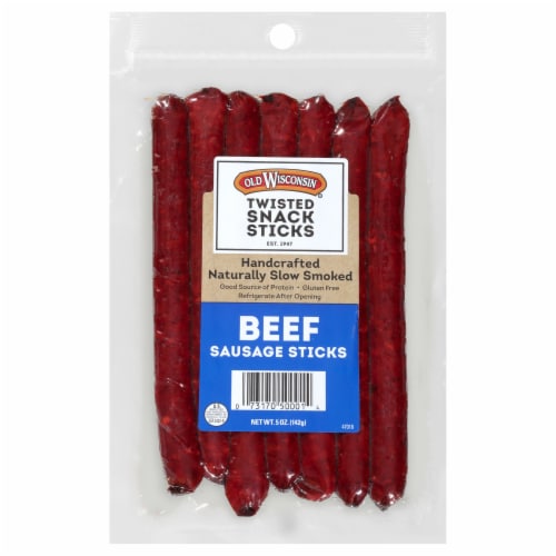 Old Wisconsin Beef Sausage Sticks Perspective: front