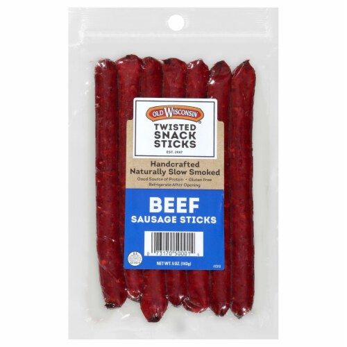 Old Wisconsin Beef Sausage Sticks Perspective: front