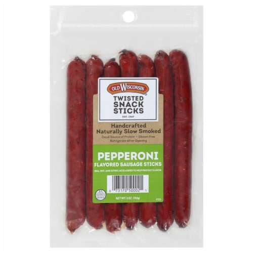 Old Wisconsin® Pepperoni Sausage Sticks Perspective: front