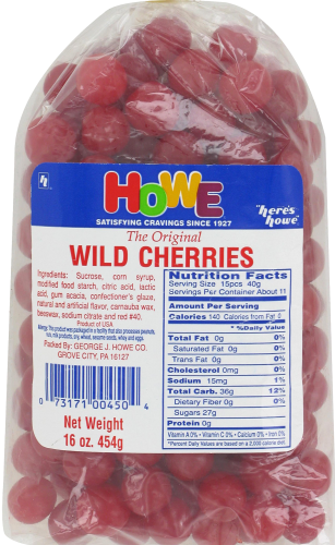 Howe Sour Cherries Perspective: front