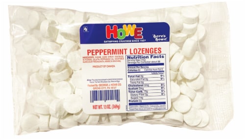 Howe Peppermint Lozenges Perspective: front