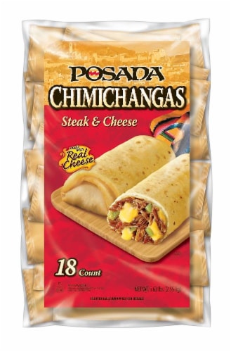 Posada Steak & Cheese Chimichangas Perspective: front