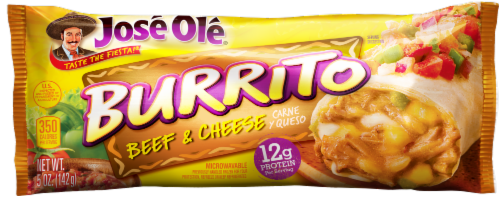 Jose Ole Beef & Cheese Burrito Perspective: front