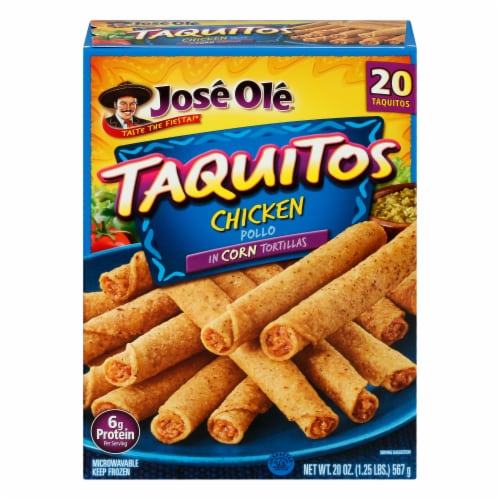 Jose Ole® Corn Tortilla Chicken Taquitos Perspective: front