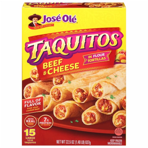 Jose Ole® Flour Tortilla Beef & Cheese Taquitos Perspective: front
