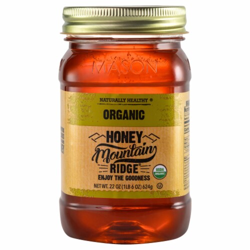 Mountain Ridge® Organic Honey Perspective: front