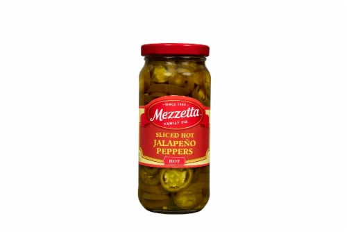 Mezzetta™ Sliced Hot Jalapeño Peppers Perspective: front