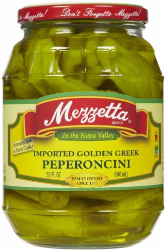 Mezzetta™ Medium-Heat Golden Greek Peperoncini Perspective: front