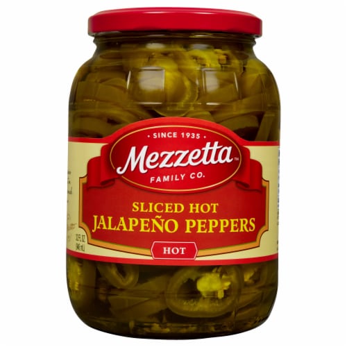 Mezzetta™ Deli-Sliced Hot Jalapeno Peppers Perspective: front