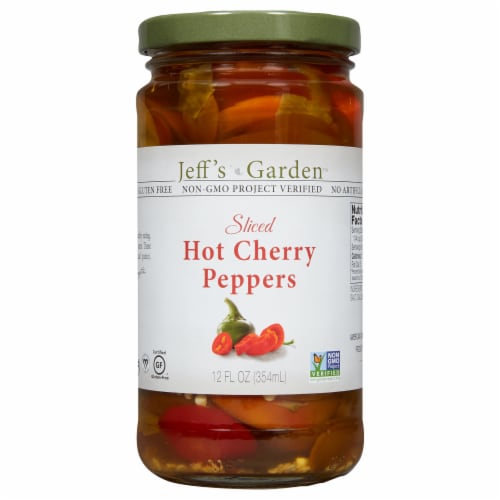 Jeff's Naturals™ Sliced Hot Cherry Peppers Perspective: front
