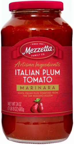 Mezzetta® Italian Plum Tomato Marinara Sauce Perspective: front