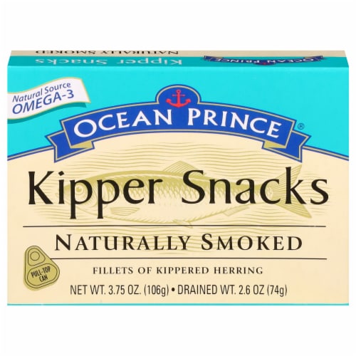 Ocean Prince® Naturally Smoked Kipper Snack Fillets Perspective: front