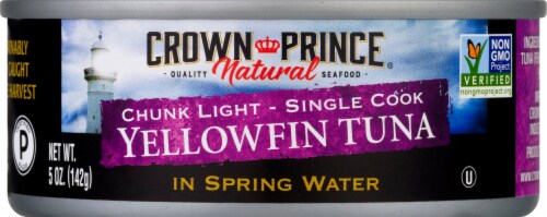 Crown Prince Natural Yellowfin Tuna In Spring Water Perspective: front
