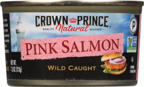 Crown Prince Natural Alaskan Pink Salmon Perspective: front
