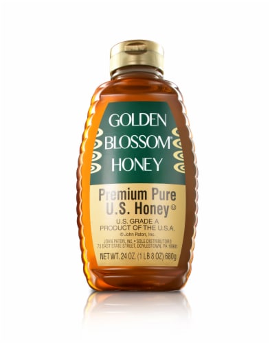 Golden Blossom® Premium Pure U.S. Honey Perspective: front