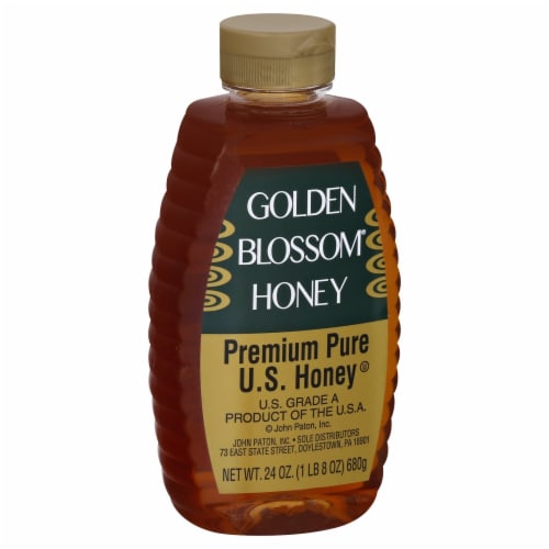 Golden Blossom® Premium Pure U.S. Honey Perspective: front