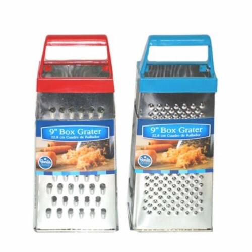 Bonita Home 2324320 9 in. 4 Sided Grater, 2 Colors - Case of 48 Perspective: front