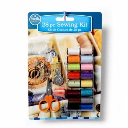 28 Piece Sewing Kit Perspective: front