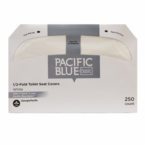 Safe T Gard Toilet Seat Cover 250 per Box 47046 Perspective: front